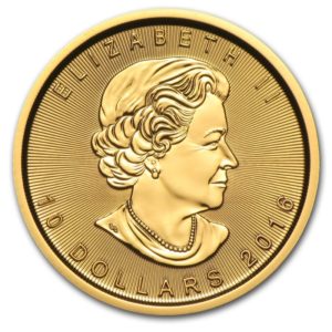 quarter ounce canadian maple leaf gold coin